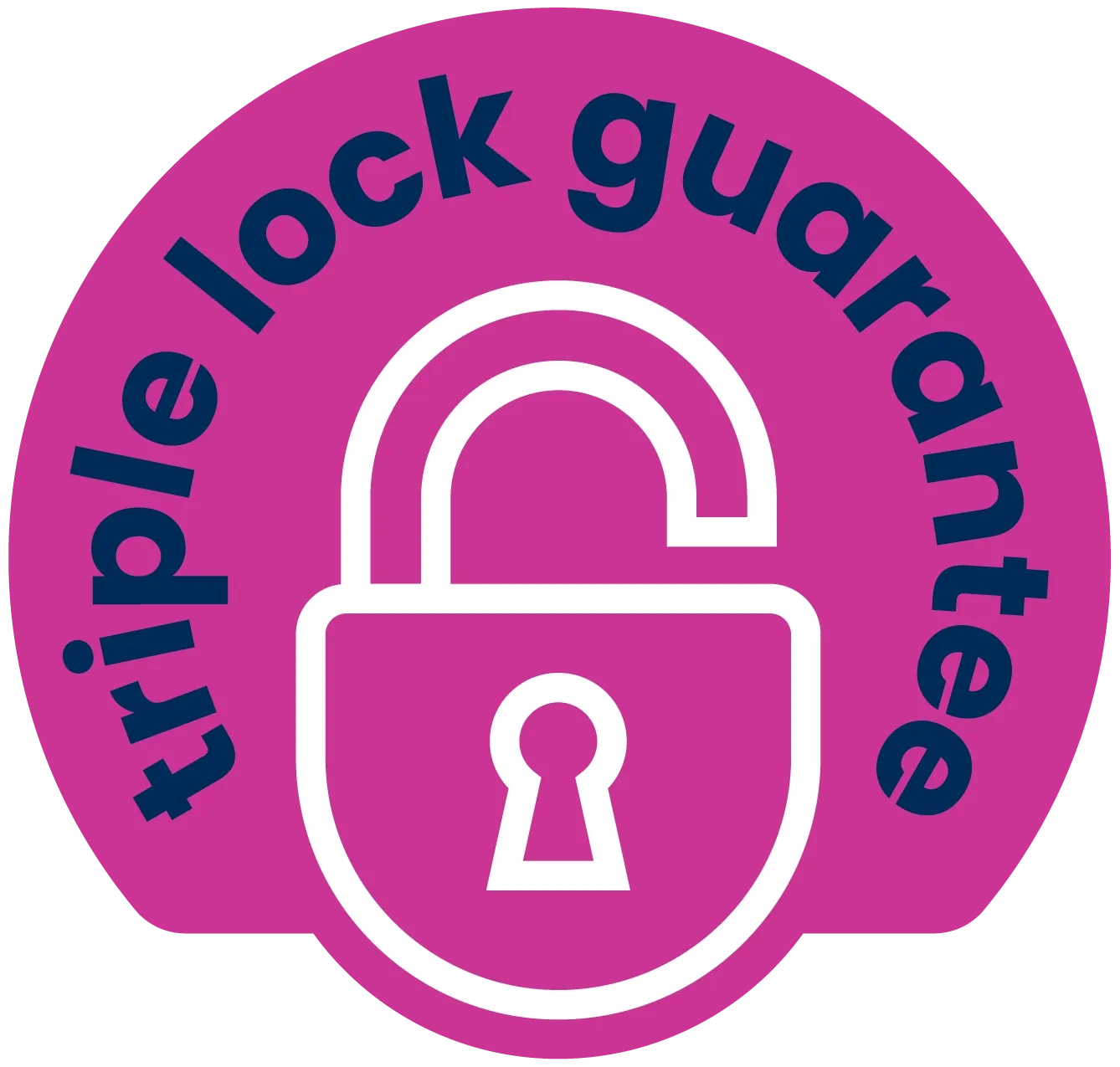 "Triple Lock Guarantee" - Badge